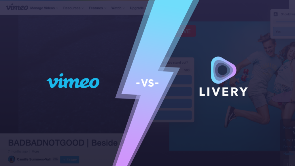 Vimeo vs Livery