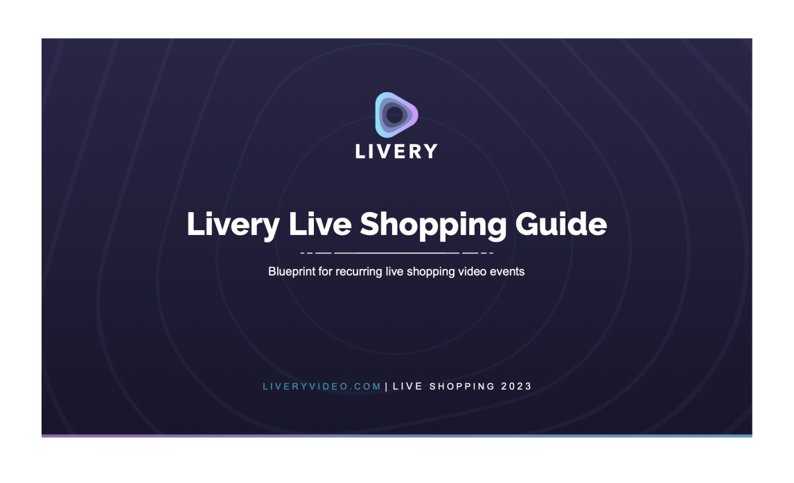 live shopping blueprint
