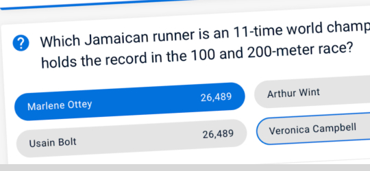presenter results