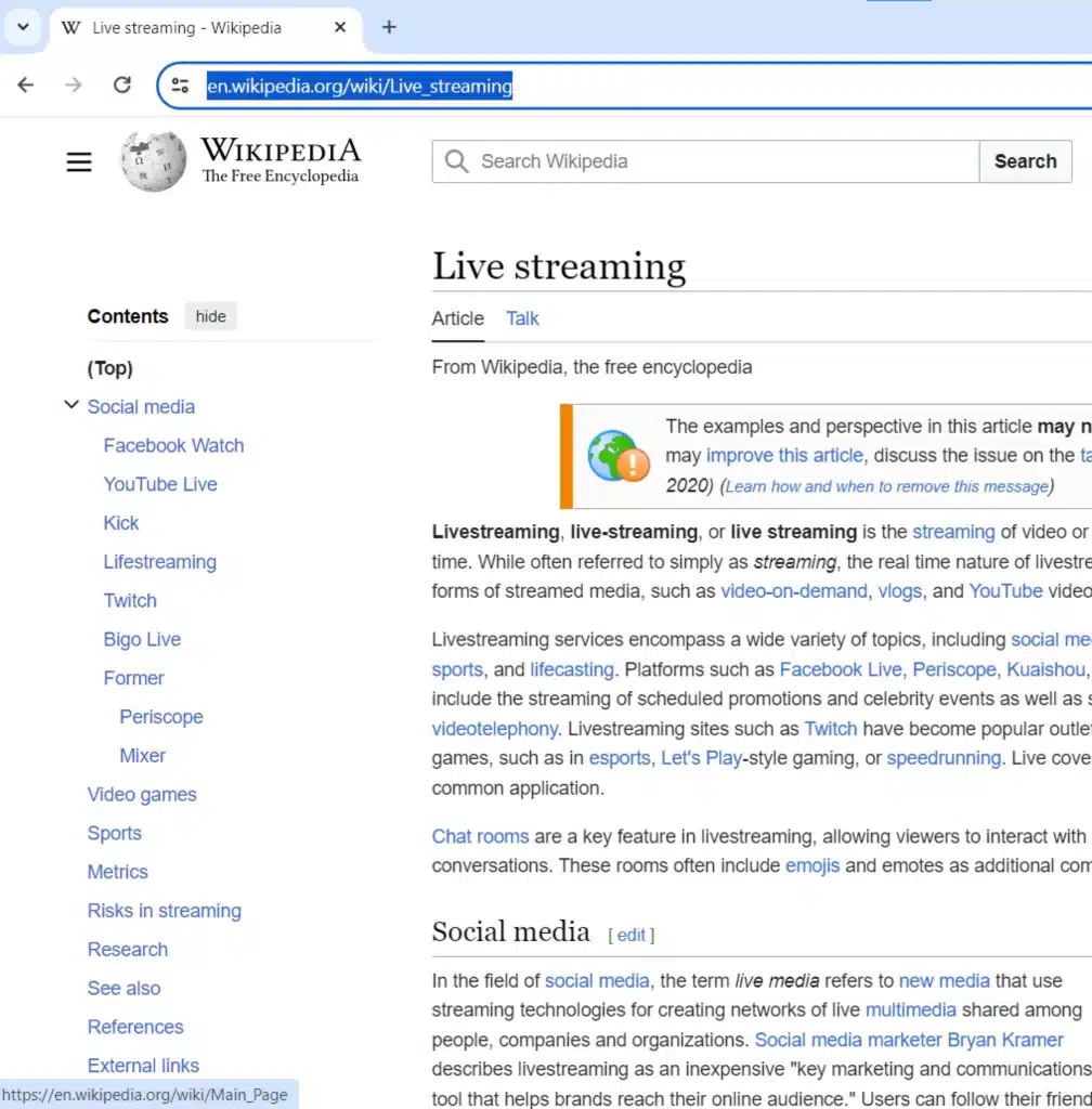 Wikipedia share page 3