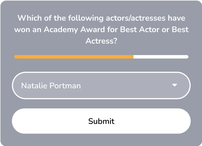 Step 3 - submit your answer